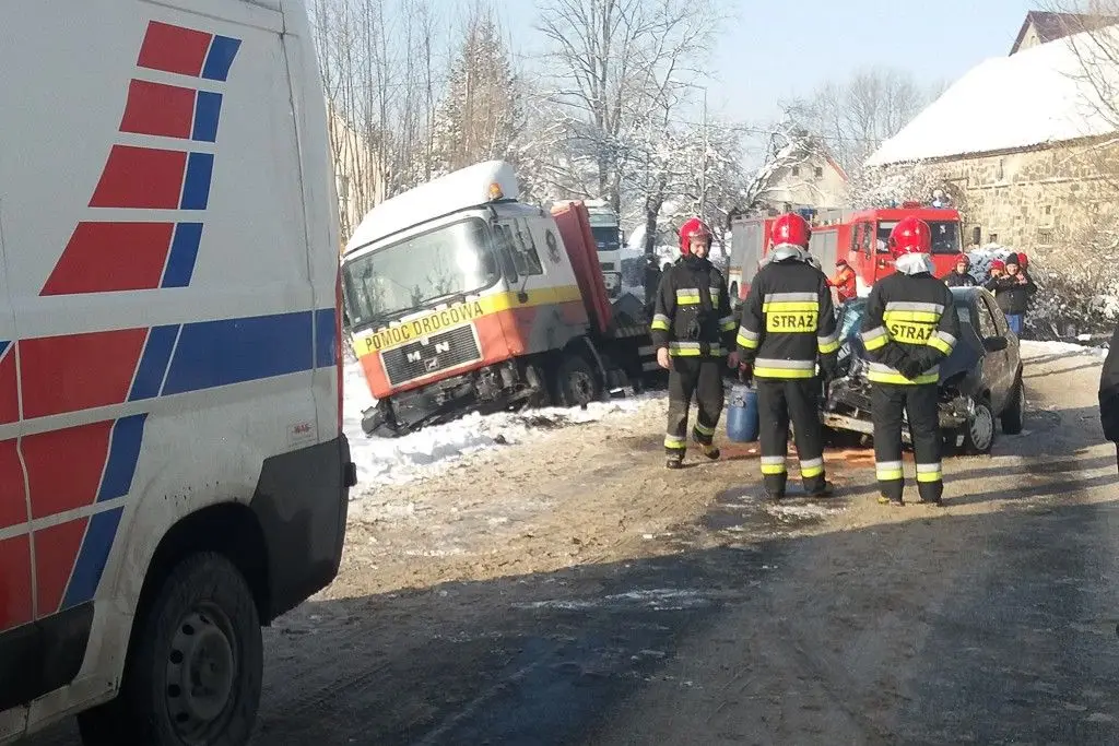 Wypadek w Ocicach