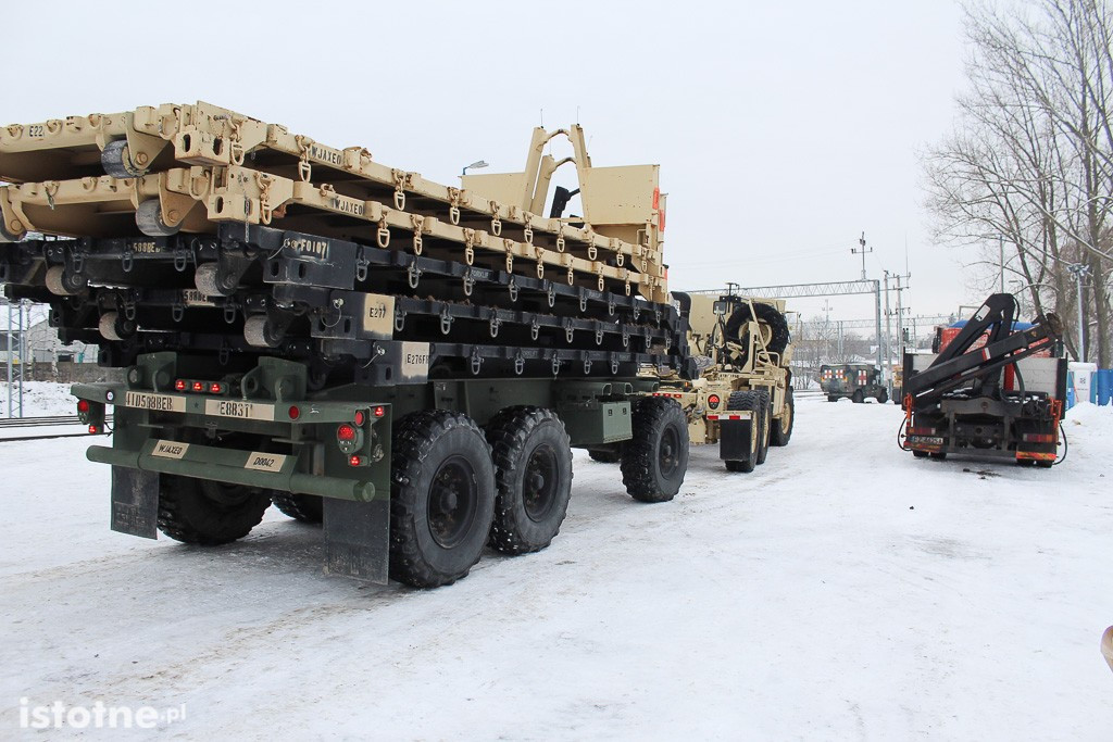 Kolejny amerykański transport wojskowy w Bolesławcu