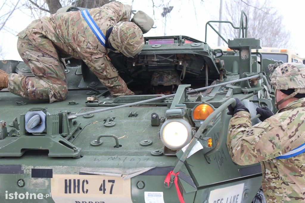 Kolejny amerykański transport wojskowy w Bolesławcu