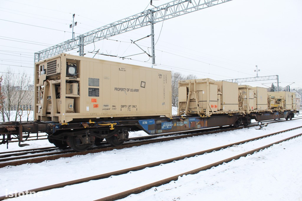 Kolejny amerykański transport wojskowy w Bolesławcu