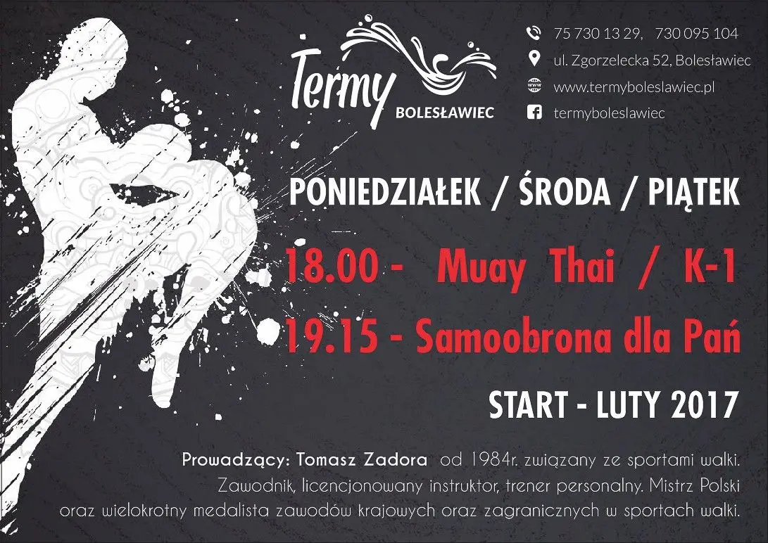 Muay Thai/K-1 oraz Samoobrona dla Pań w Termach Bolesławiec