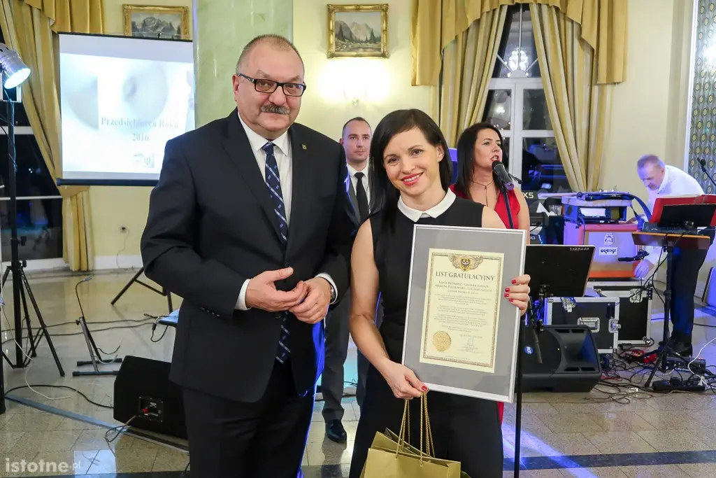 Gala konkursu Przedsiębiorca Roku 2016 Bolesławieckiego Towarzystwa Gospodarczego