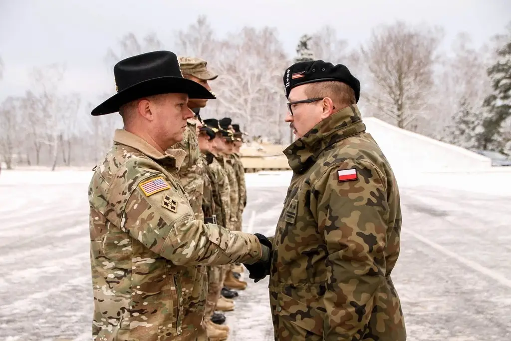 W Świętoszowie już powitano Amerykanów i rozpoczęto wspólne szkolenie