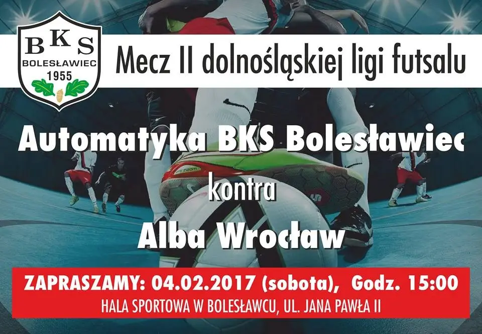Plakat: Automatyka Bolesławiec - Alba Wrocław