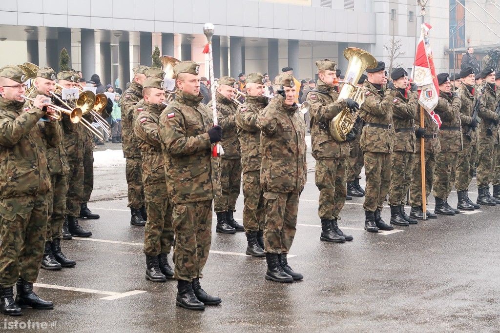 Powitanie żołnierzy amerykańskich w Bolesławcu