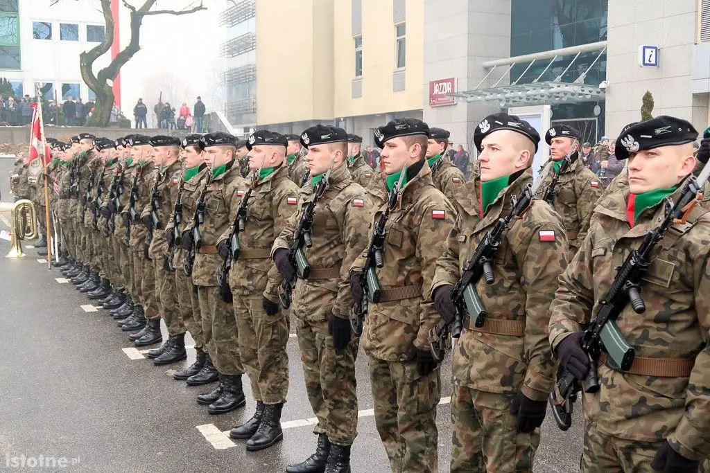 Powitanie żołnierzy amerykańskich w Bolesławcu