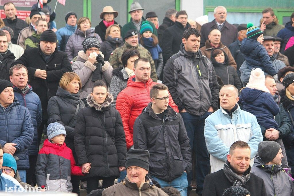 Powitanie żołnierzy amerykańskich w Bolesławcu