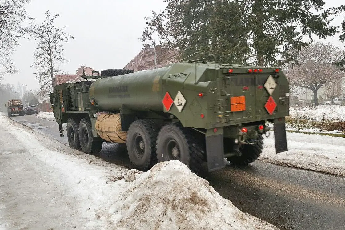 US Army ma problem z poruszaniem się ulicami Bolesławca