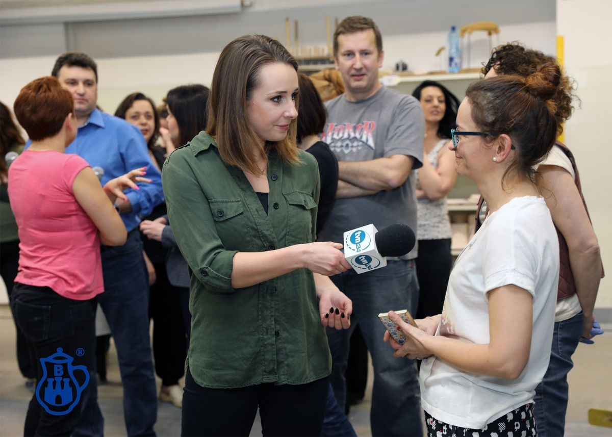 Wizyta żołnierzy amerykańskich w Ceramice Artystycznej