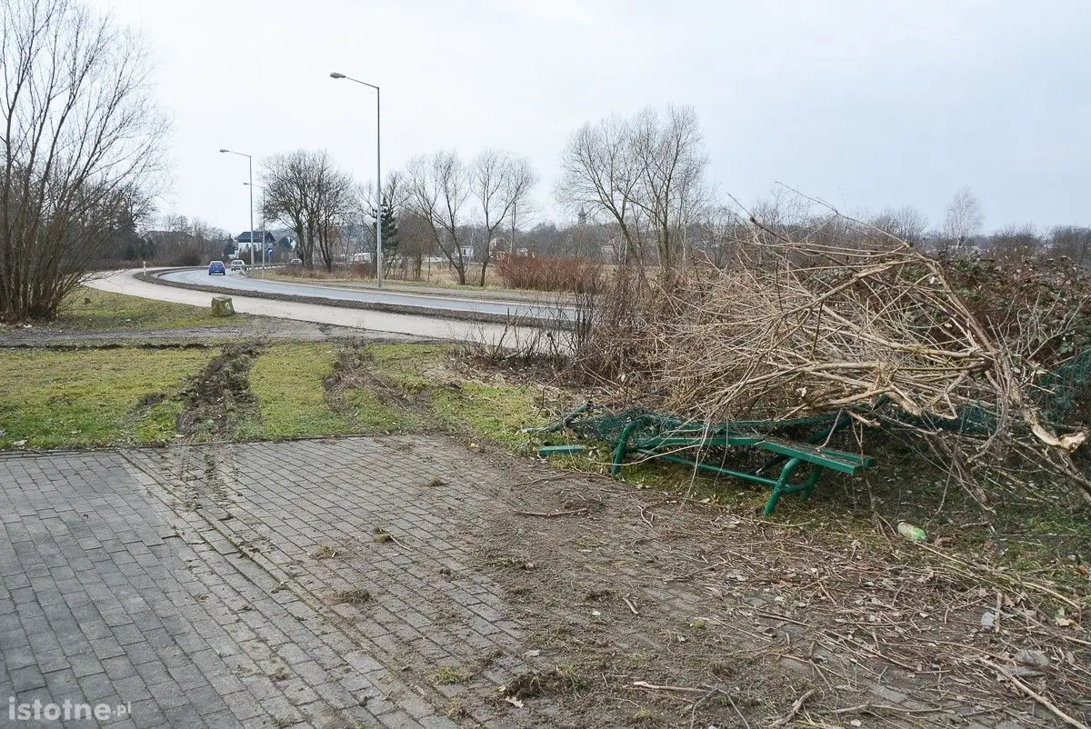 19-letni kierowca Forda wypadł z obwodnicy i staranował ogrodzenie skateparku