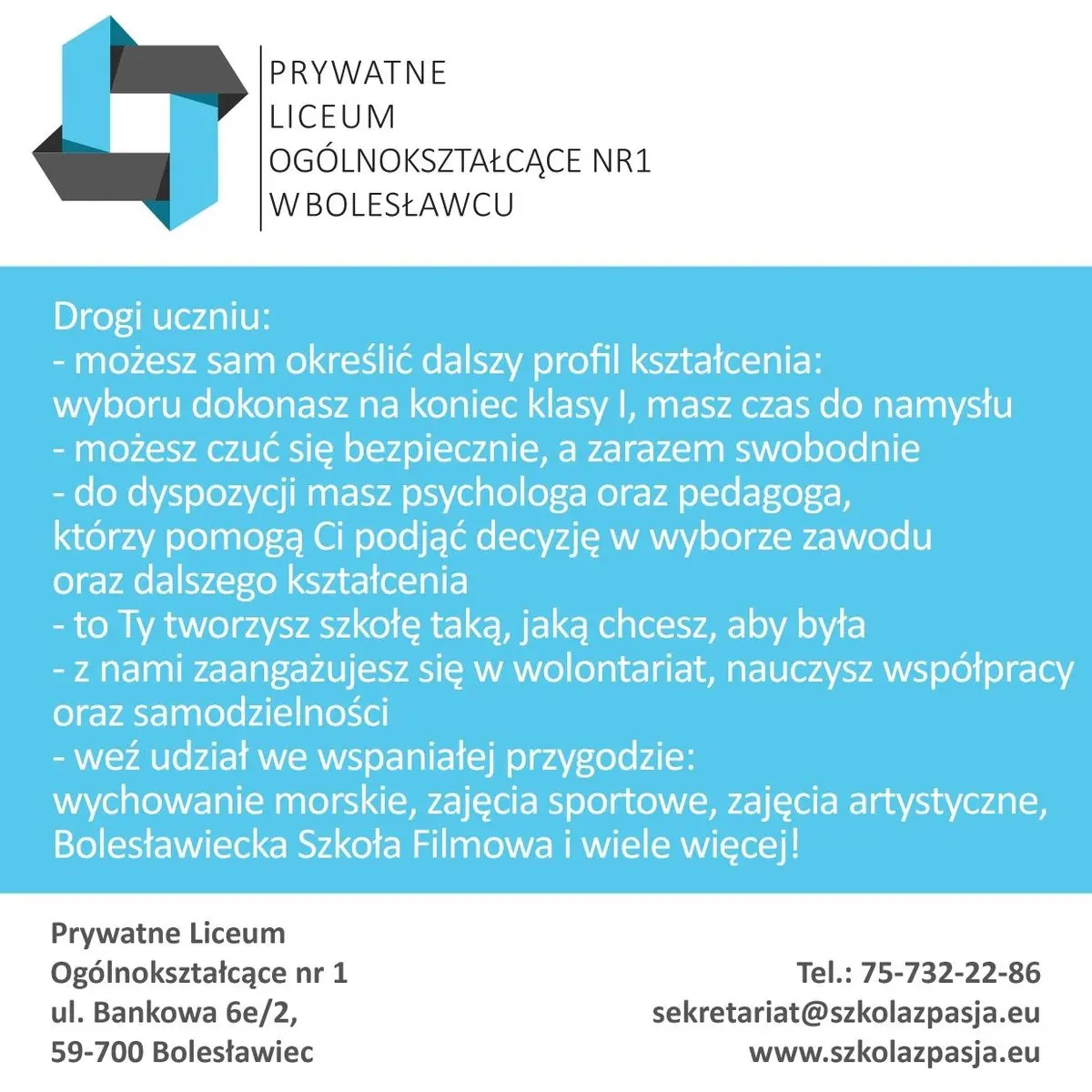 Prywatne Liceum Ogólnokształcące w Bolesławcu