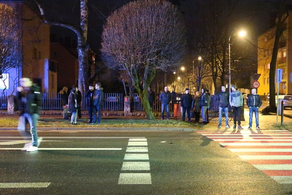 Potrącenie na pasach na Tysiąclecia