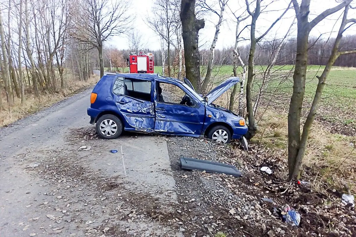 Wypadek między Kruszynem a Kraśnikiem, jedna osoba ranna