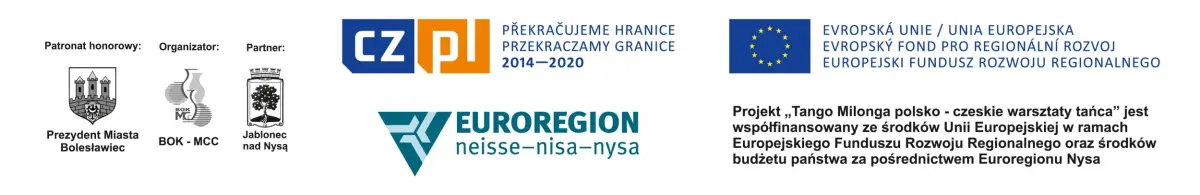 Logo projektu „Tango Milonga – polsko czeskie warsztaty tańca” 2017