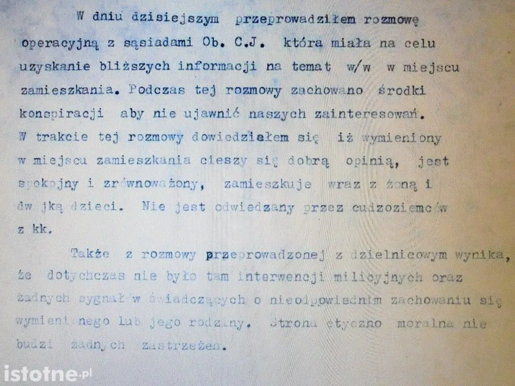 Skany dokumentacji współpracy z Tajnym Współpracownikiem Markiem