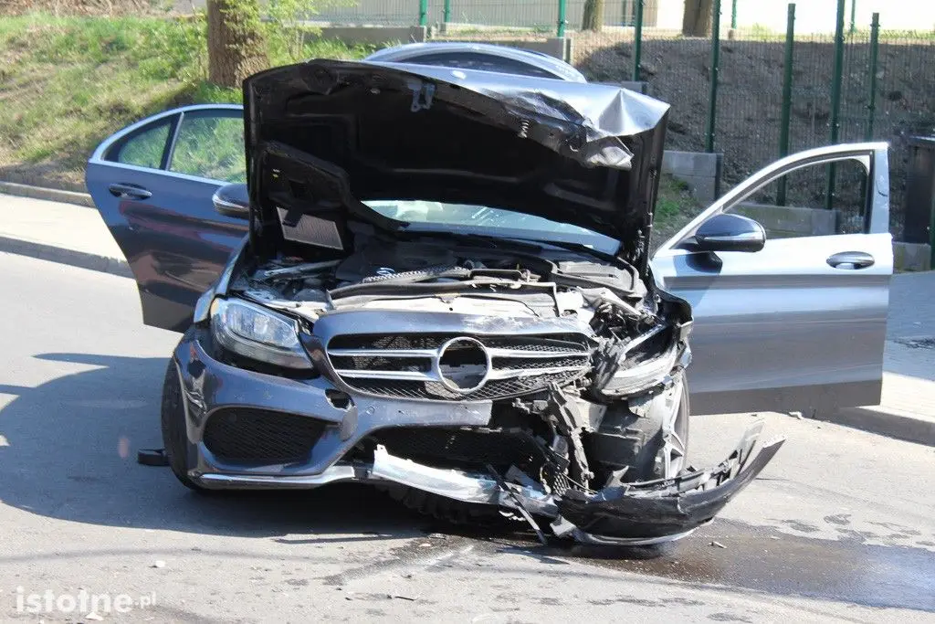 Wypadek na Gdańskiej, jedna osoba ranna