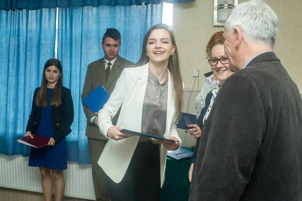 Pożegnanie maturzystów z „Budowlanki”