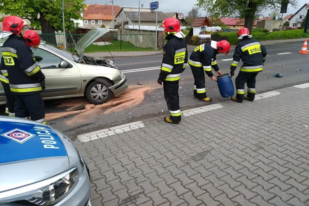 Poważna kolizja w Kruszynie