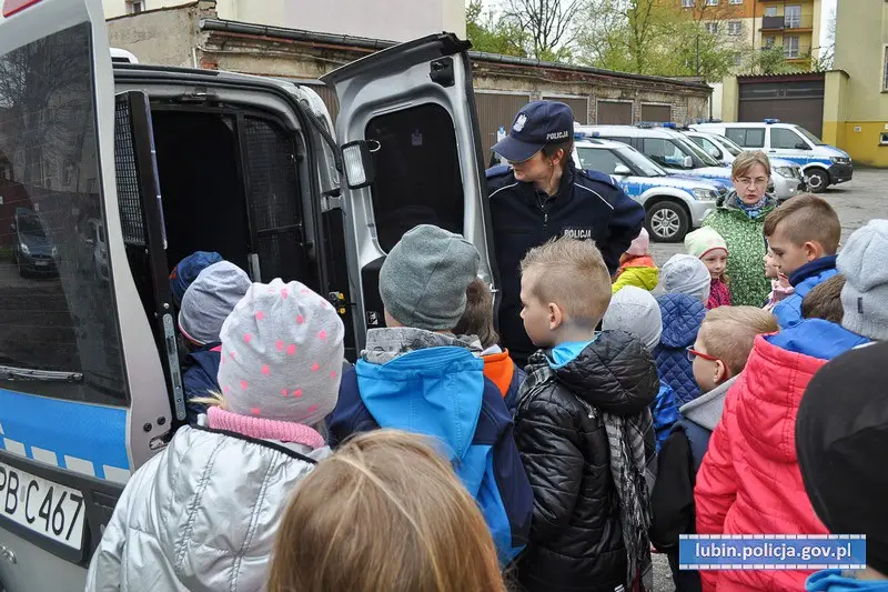 Niezwykli goście w lubińskiej komendzie