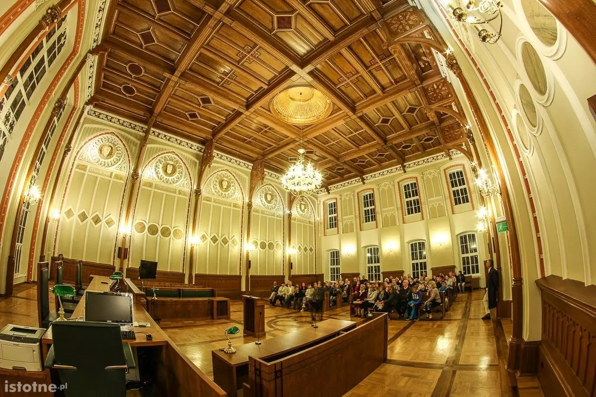 Sala w Sądzie Rejonowym w Bolesławcu