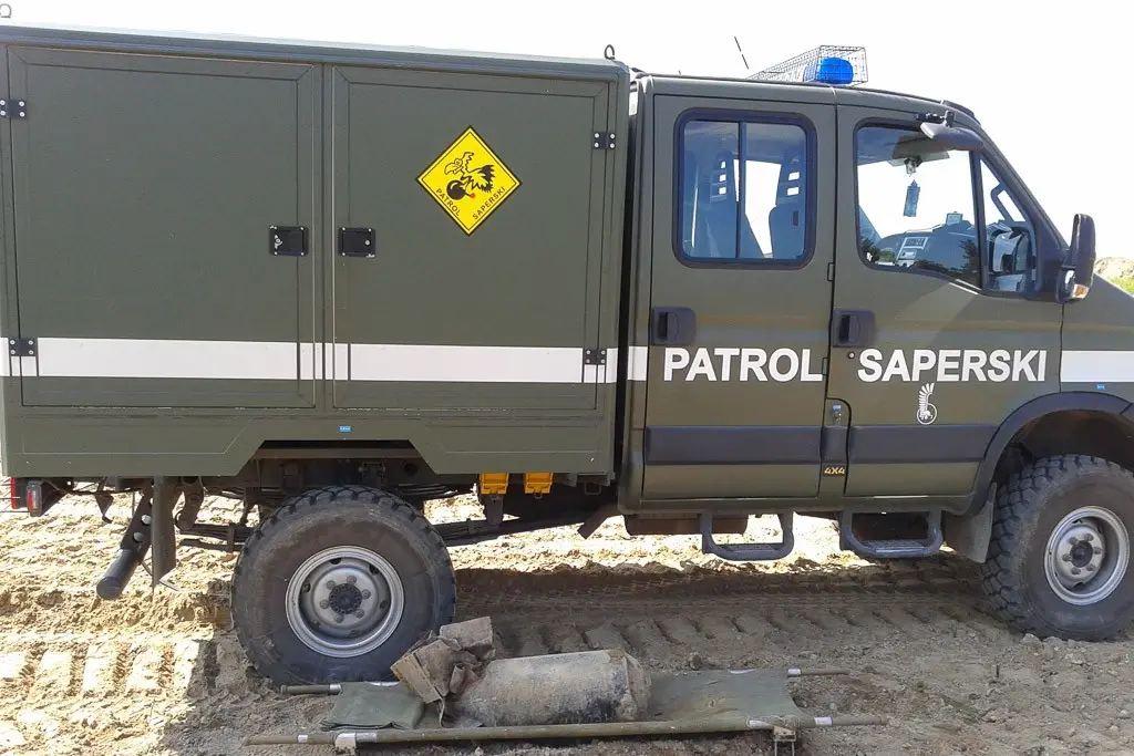 100-kilogramowa bomba lotnicza w Osłej