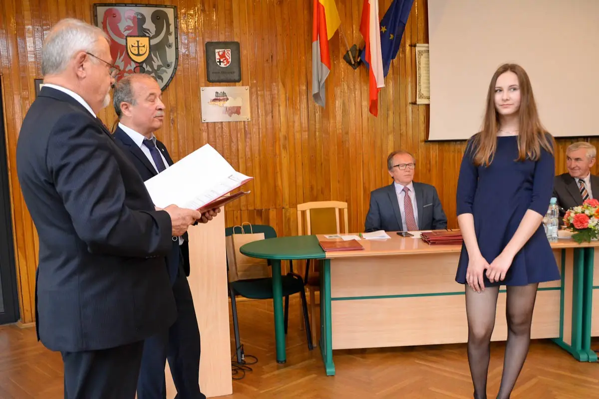 Najzdolniejsi uczniowie powiatowych szkół uhonorowani