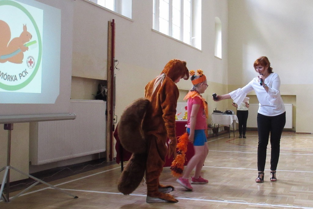 Świetnie zorganizowane pasowanie na członka Klubu Wiewiórka