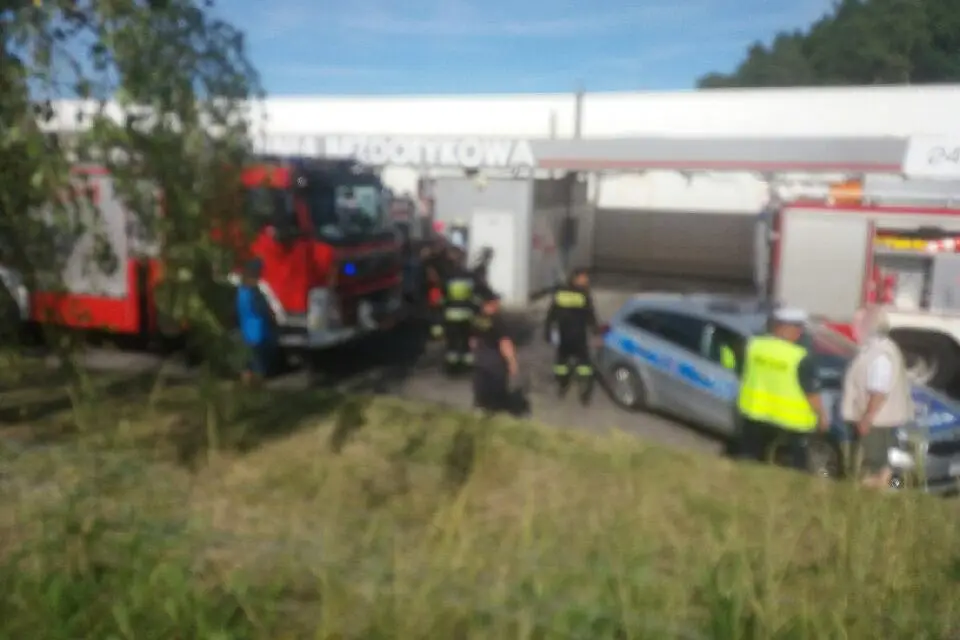 Zdarzenie drogowe przy myjni na 1000-lecia w Bolesławcu