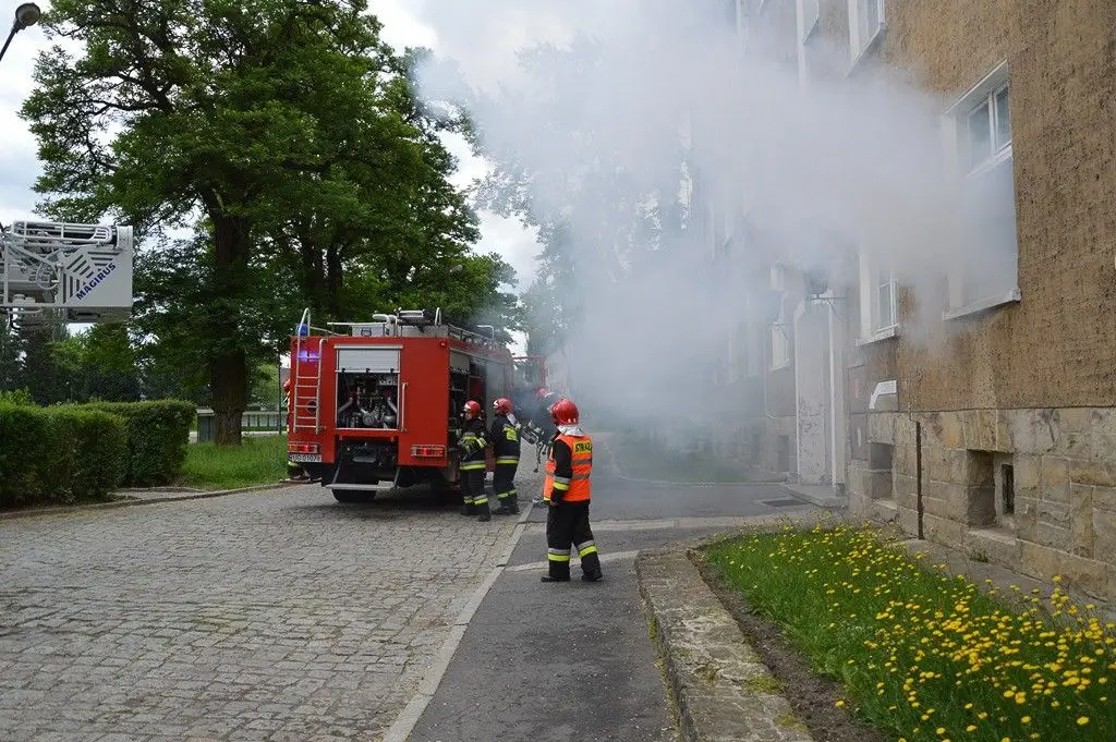 Pożar w koszarach. Ćwiczebny alarm w jednostce