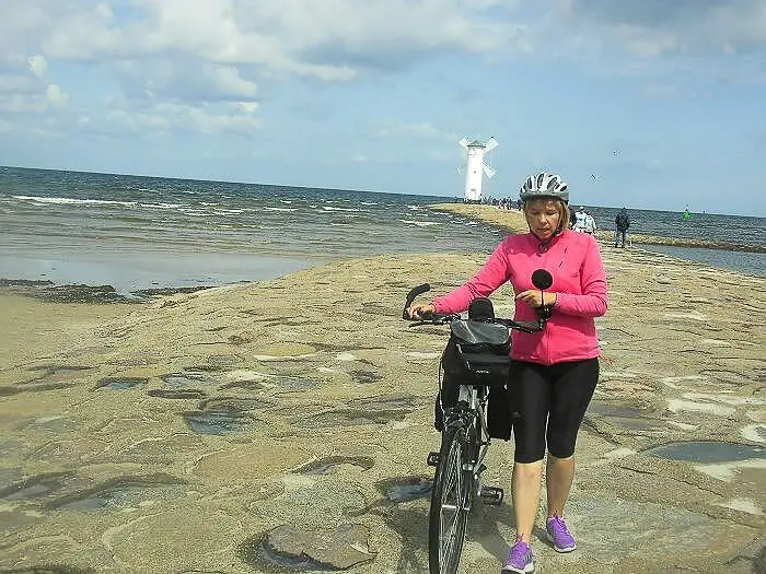 Małżeństwo z Raciborowic wybrało się nad morze. Na… rowerach