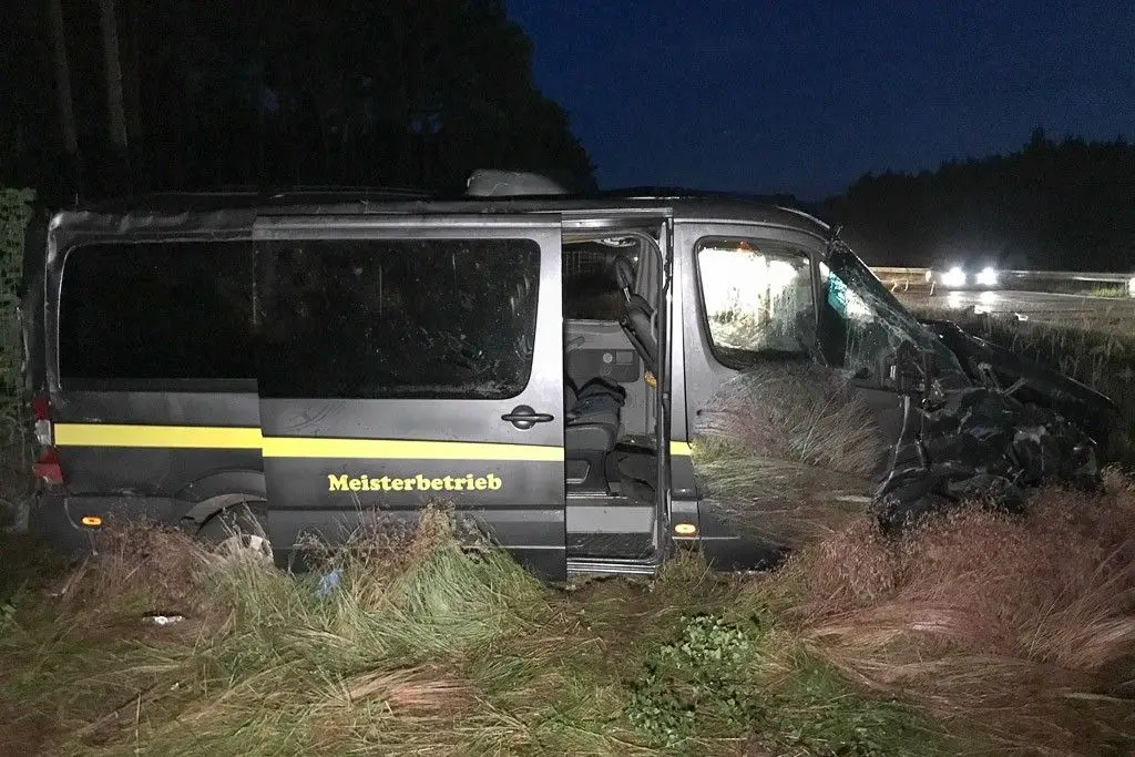 Wypadek na A18