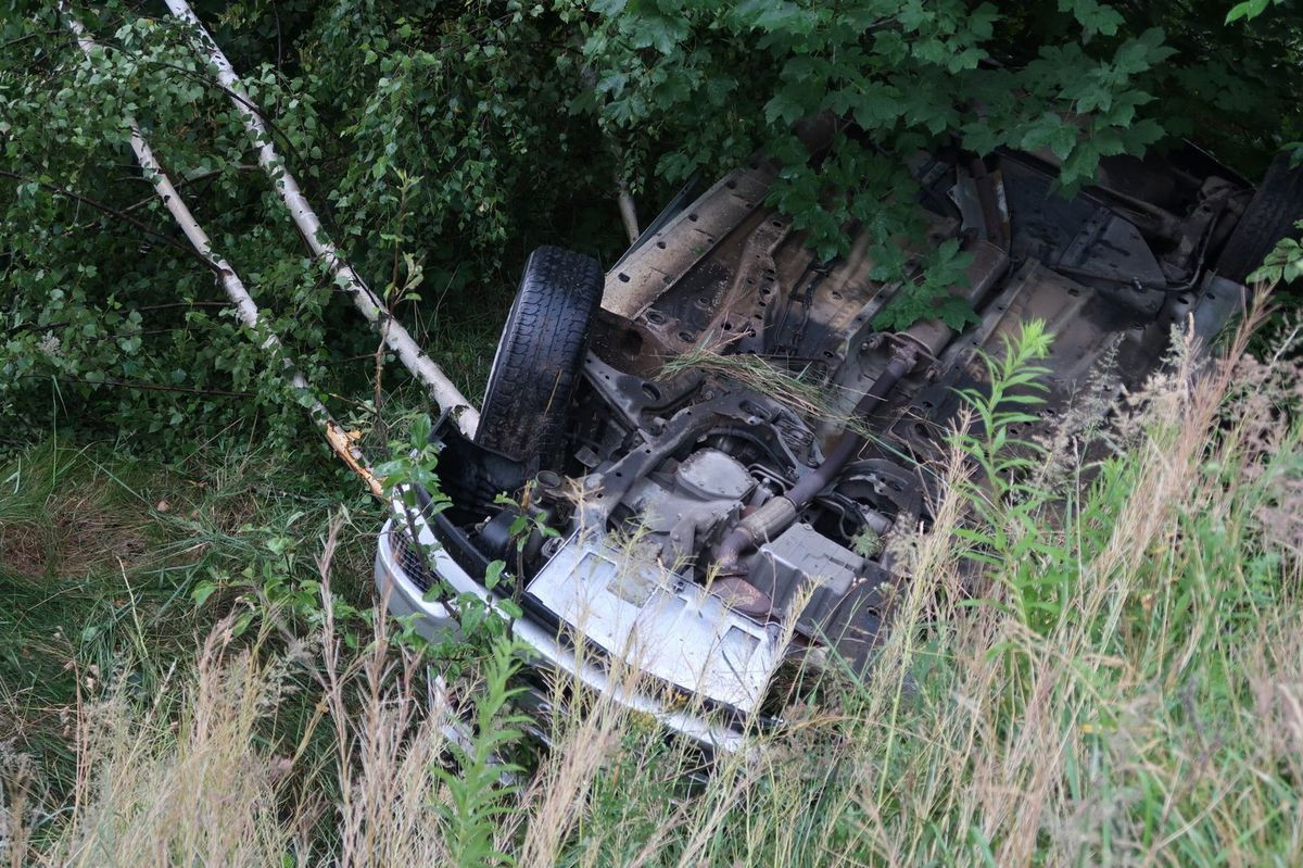 Niebezpieczna substancja na drodze