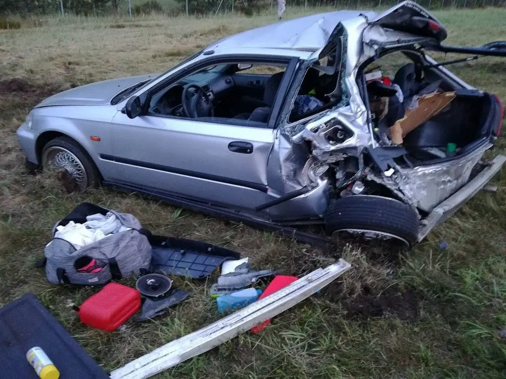 Ford staranował Hondę na A18