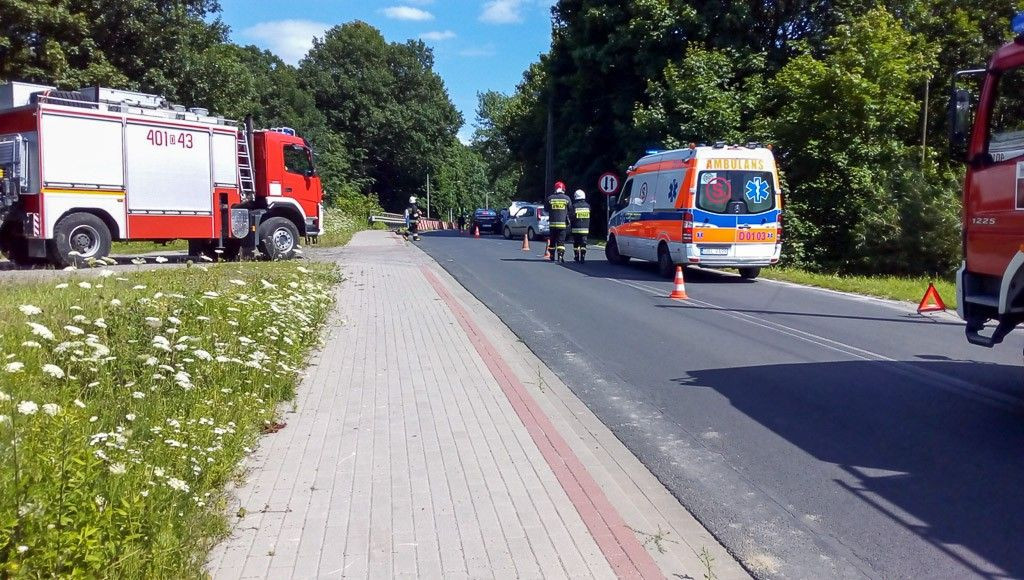 Kolizja w Iwinach, Ford wjechał w Seata