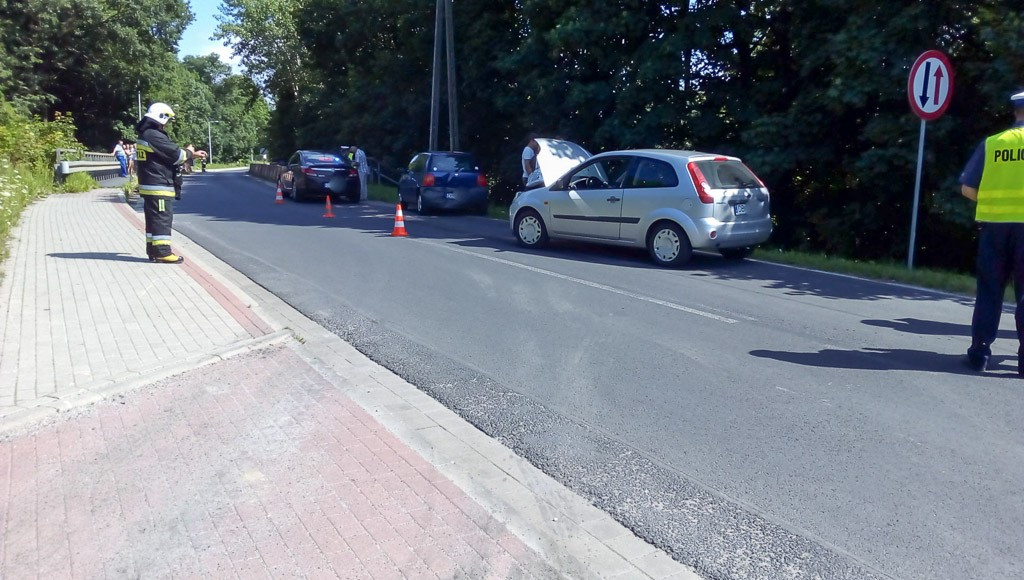 Kolizja w Iwinach, Ford wjechał w Seata