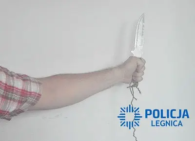 Groził sprzedawczyni, że podpali jej sklep. I napadł z nożem na policjantów