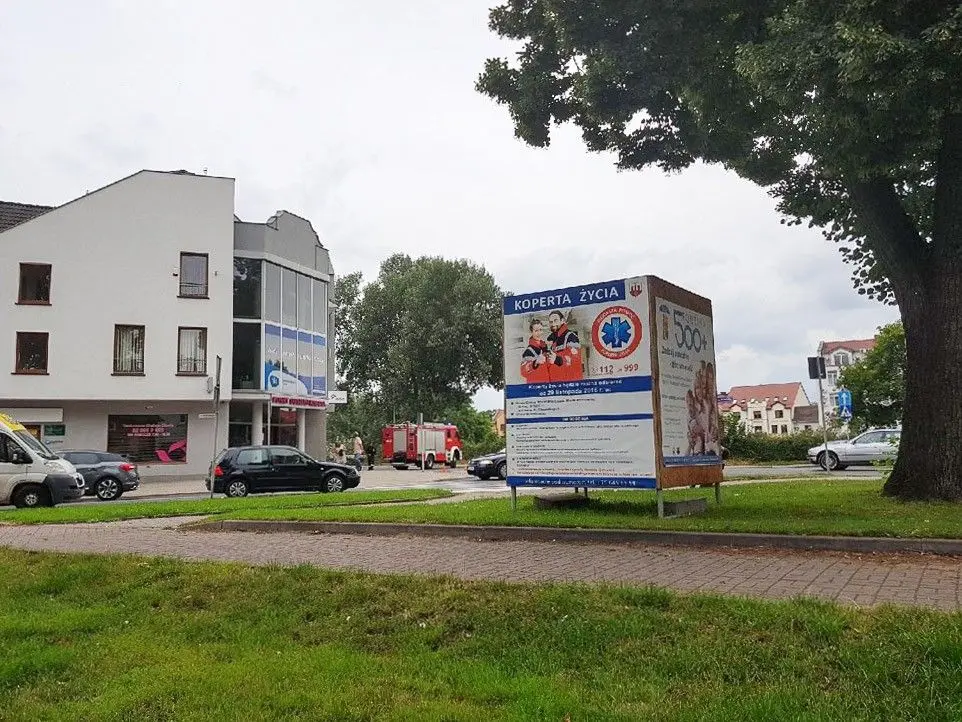 Łokietka: drzewo spadło na drogę