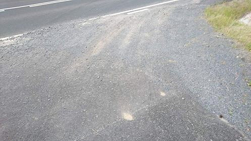 Koszmar na parkingu przy drodze Dobra–Kliczków