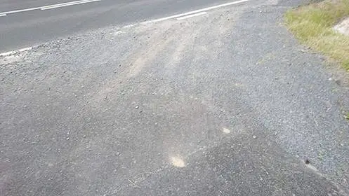Koszmar na parkingu przy drodze Dobra–Kliczków