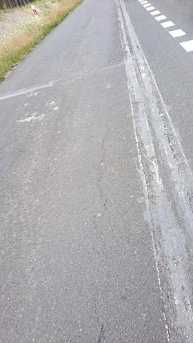 Koszmar na parkingu przy drodze Dobra–Kliczków