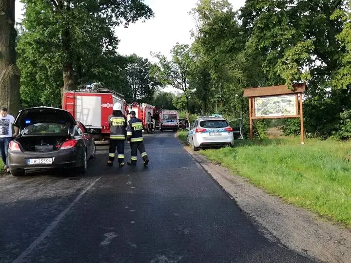 Kierowca Golfa zginął w wypadku w Żeliszowie