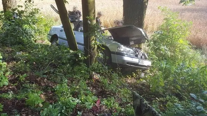 Wypadek między Łaziskami a Wartowicami – 1 osoba ranna