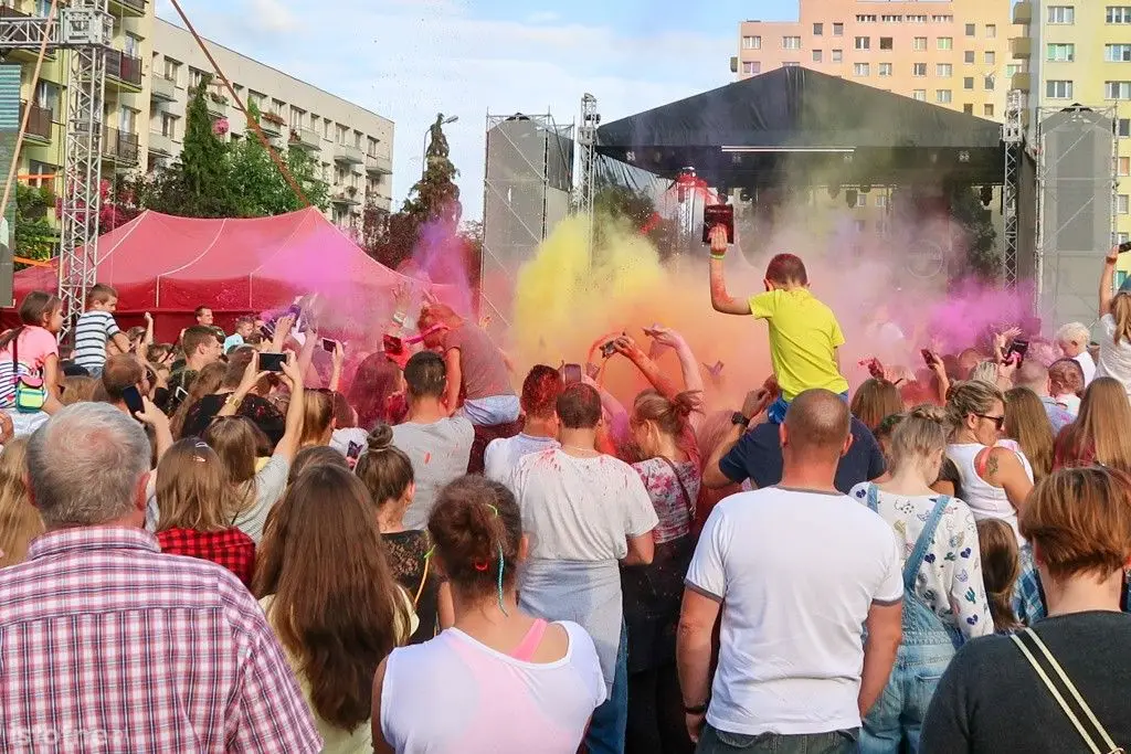 Festiwal kolorów w Bolesławcu