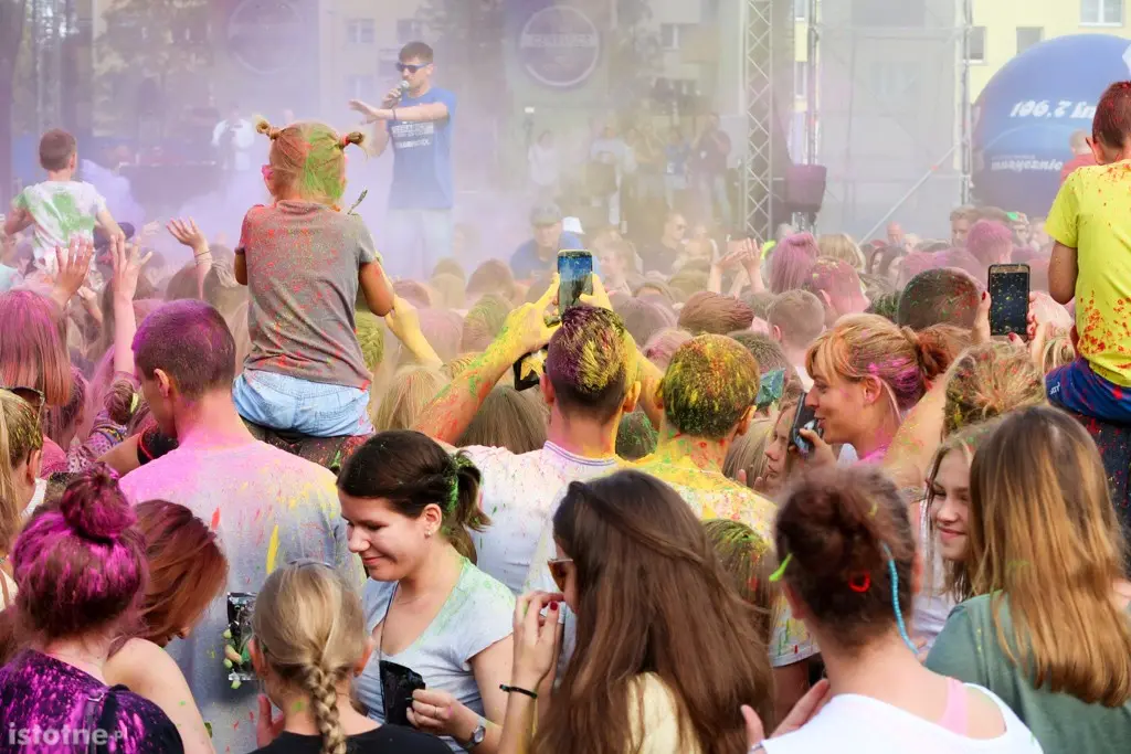 Festiwal kolorów w Bolesławcu