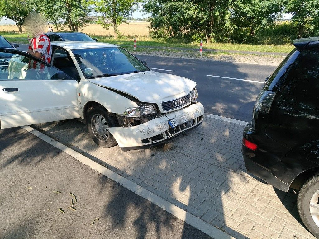 Trzy auta zderzyły się na Kościuszki