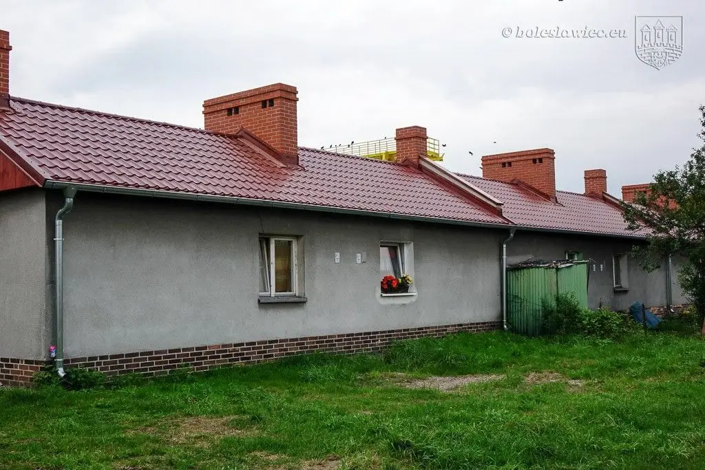 Budynki przy Kościuszki z nowymi dachami
