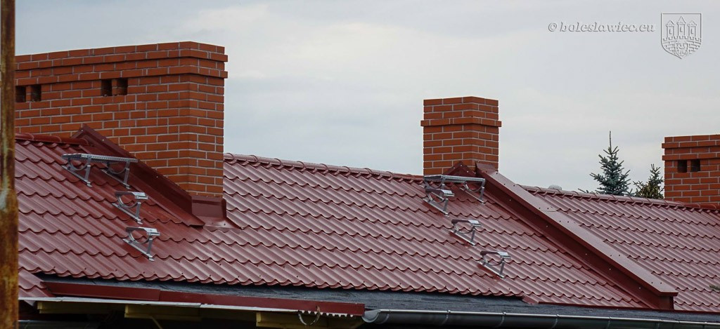 Budynki przy Kościuszki z nowymi dachami