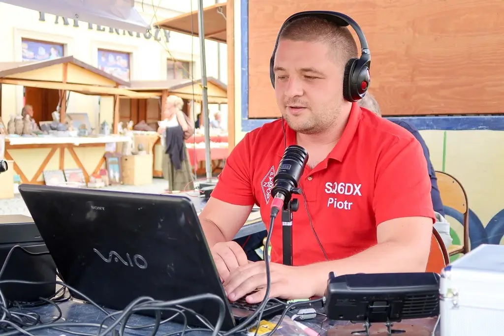 Krótkofalowcy promowali Bolesławiec