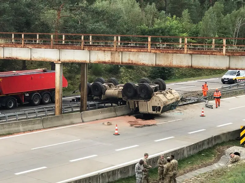 Kolejny wypadek z udziałem żołnierzy US Army. Tym razem na A18