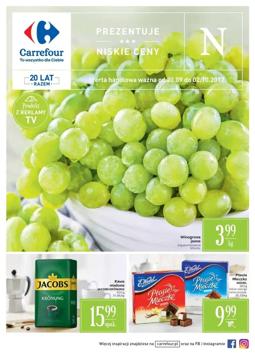 Gazetka promocyjna Carrefour 20 wrzesnia